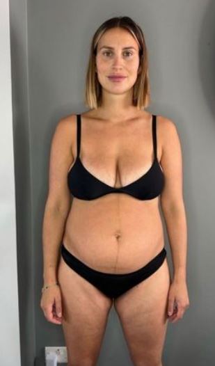 ferne mccann body positivity black bikini underwear posing towie love island molly mae jess mars the label wtt watts that trend oh polly boohoo missguided 