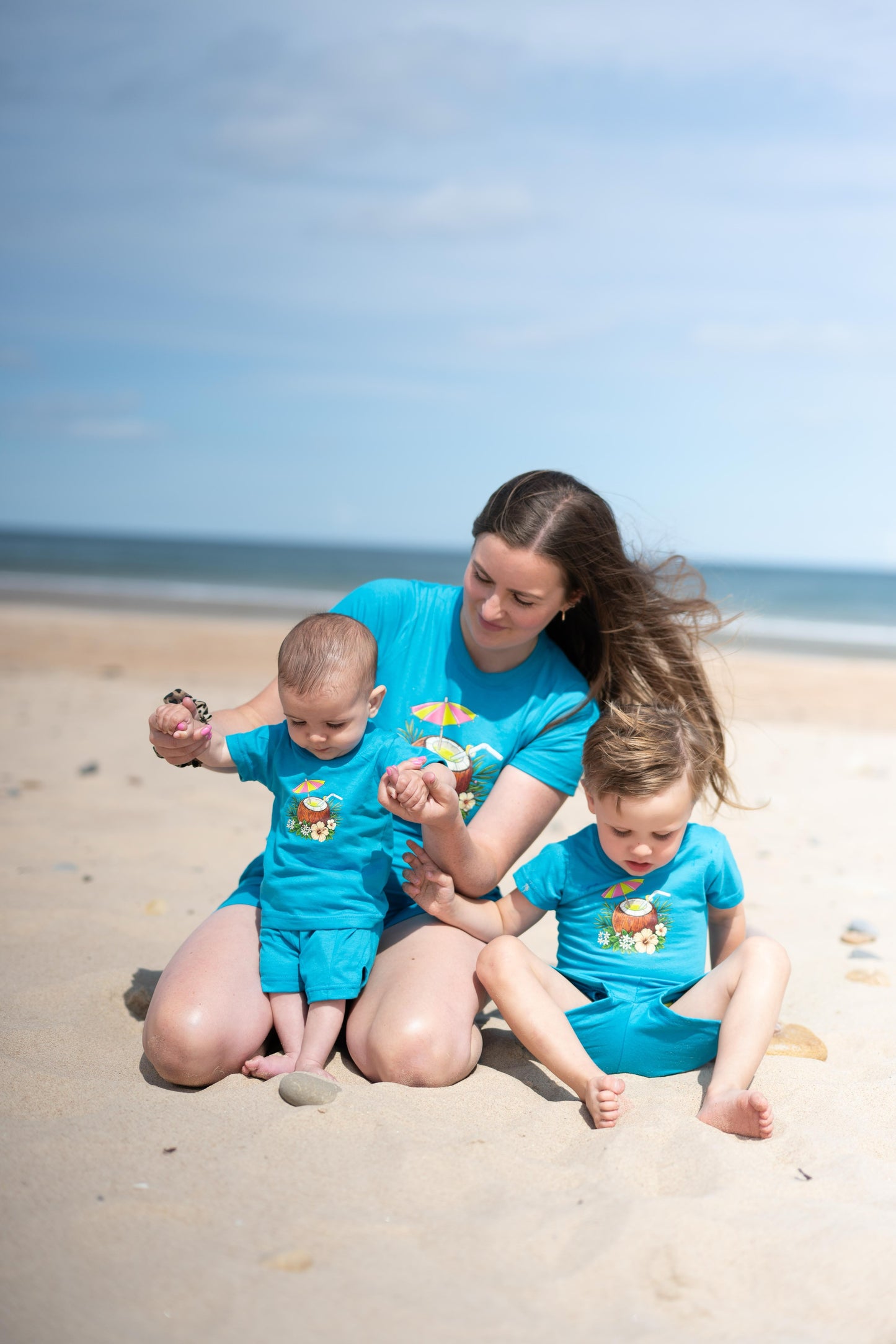 Blue Coconut Shorts - Women