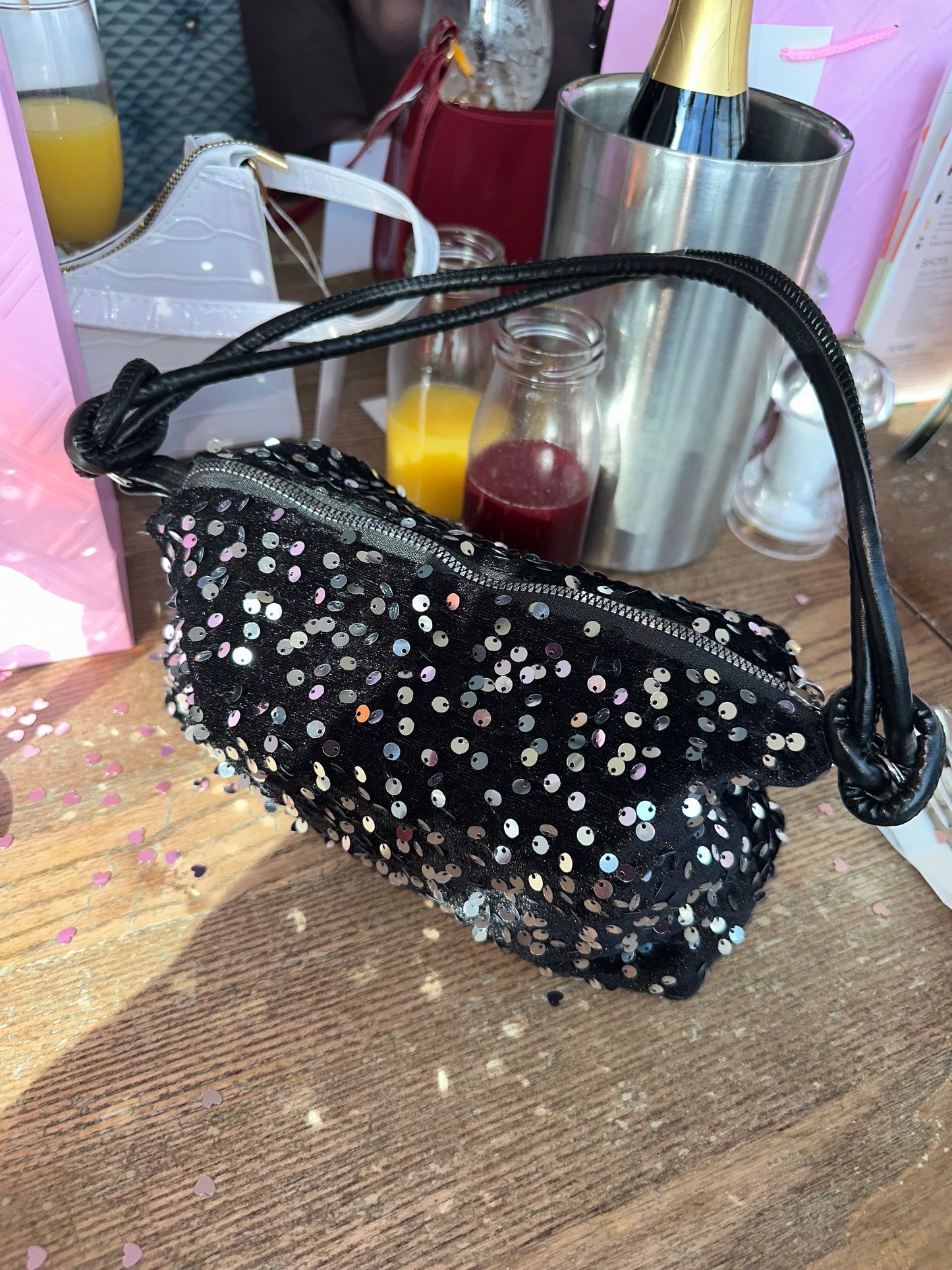 Sequin Shoulder Bag