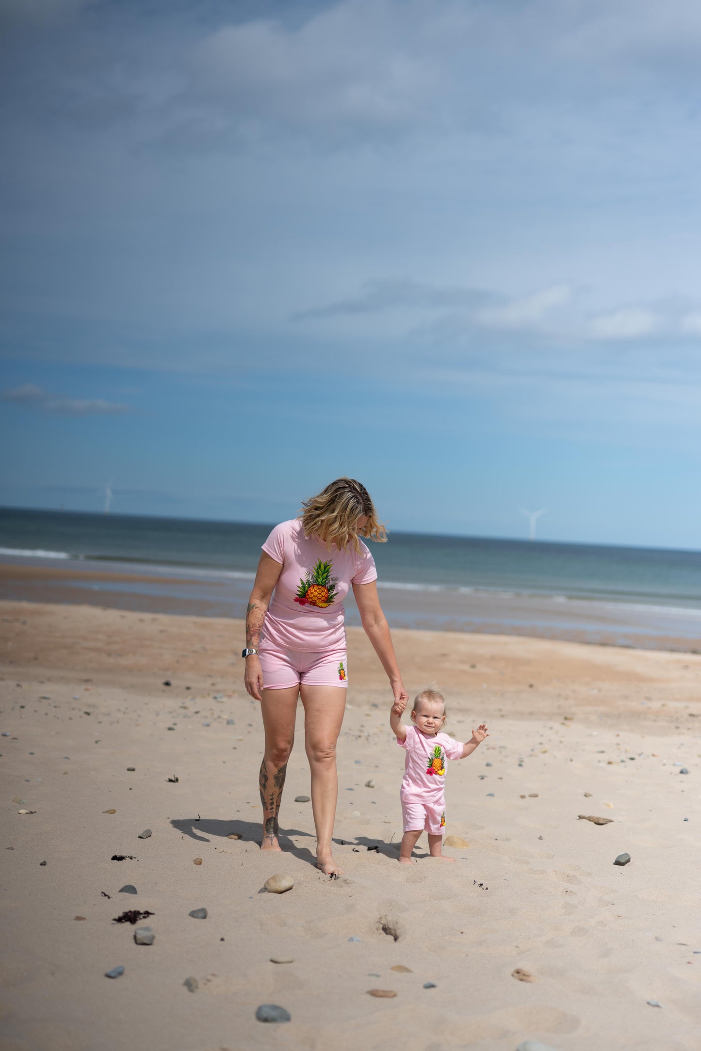 Pink Pineapple Shorts - Women