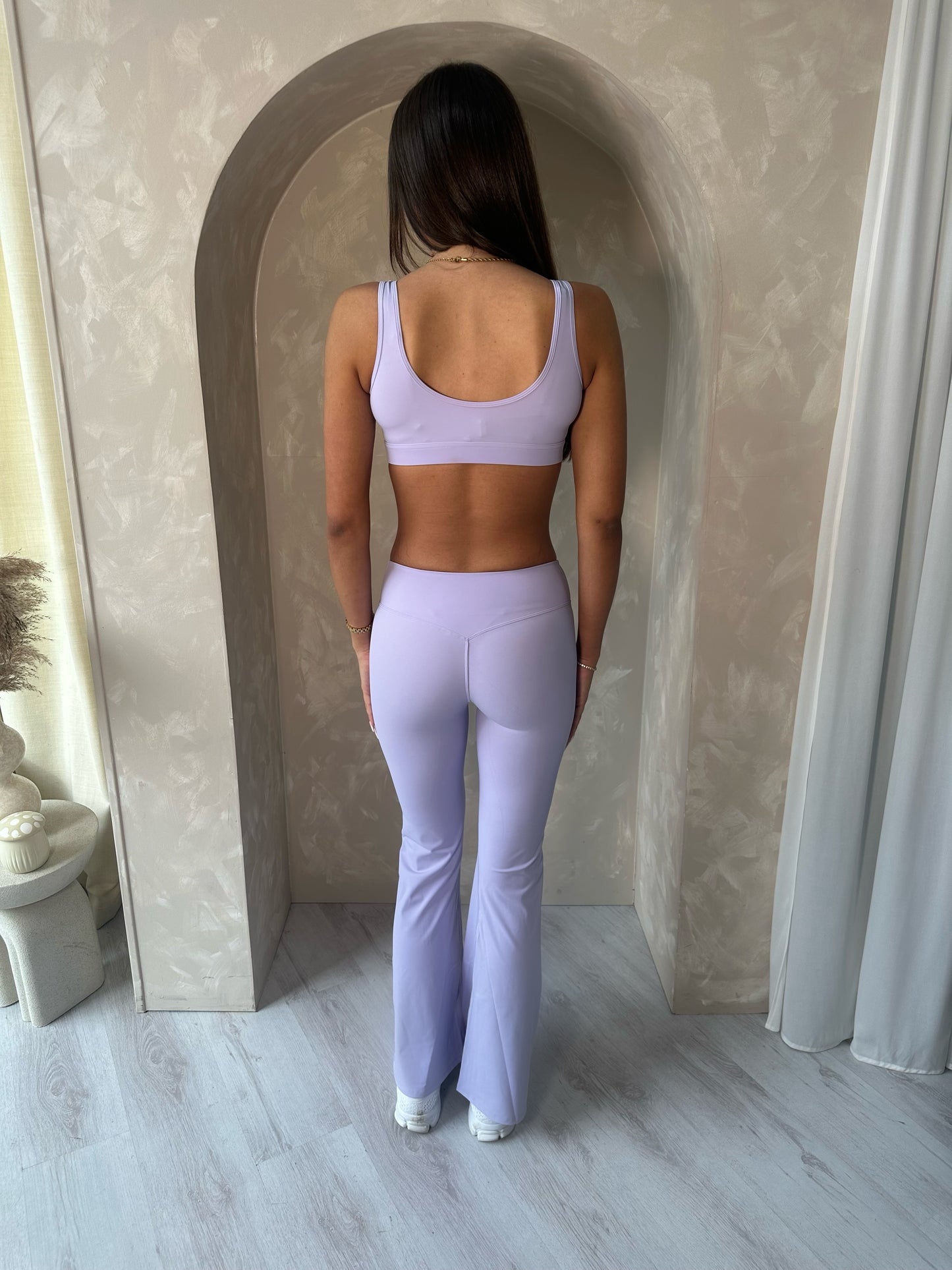Crop, Leggings, and Jacket Gym Set in Purple or Black