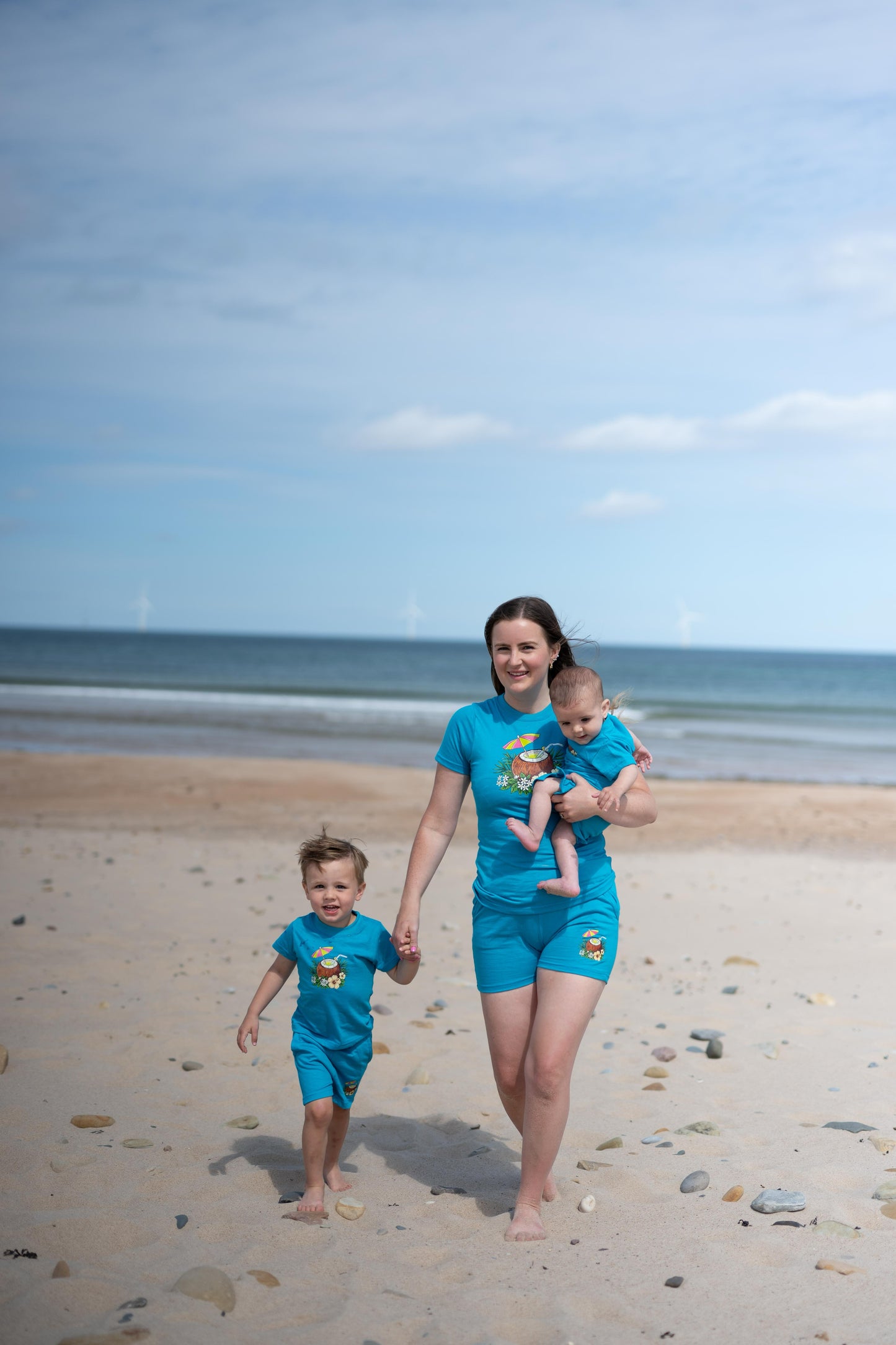 Blue Coconut Shorts - Women