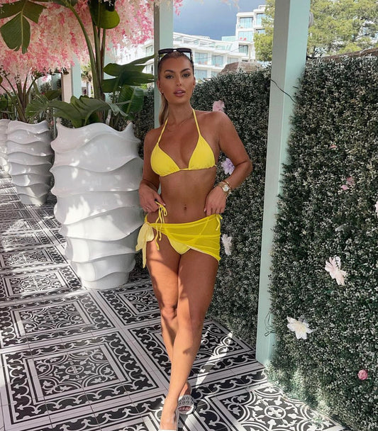 The Sunshine Bikini Set in Yellow