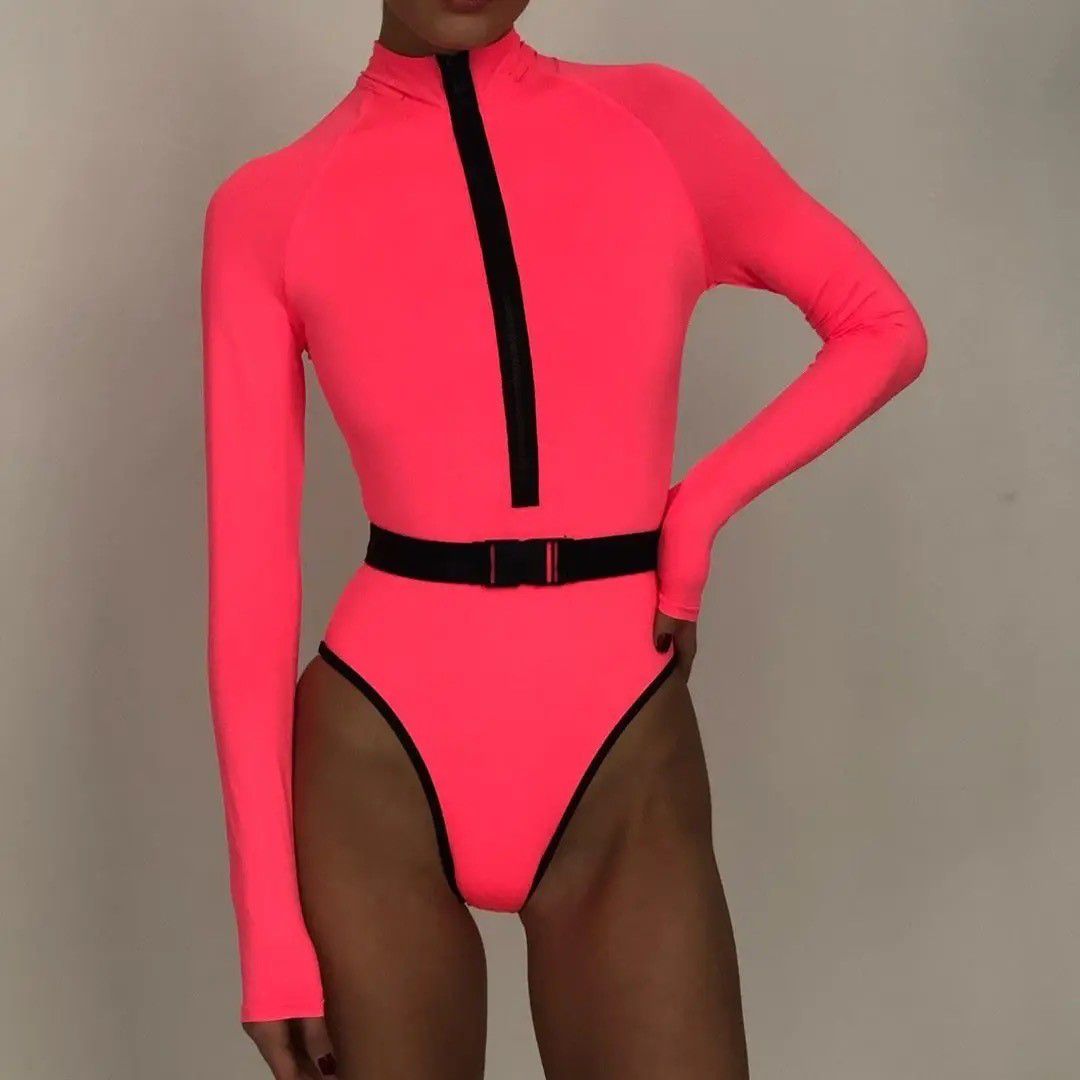 The Bae-Watch Swimsuit in Pink or Green