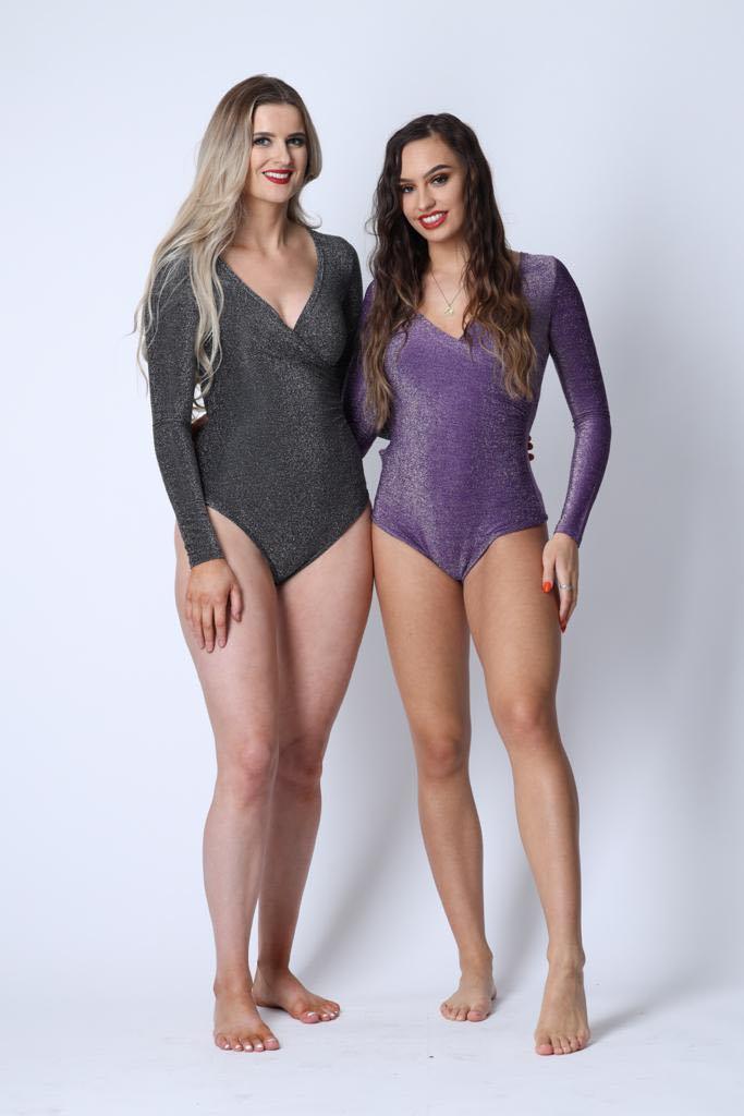 Glitter Bodysuit in Grey - watts that trend